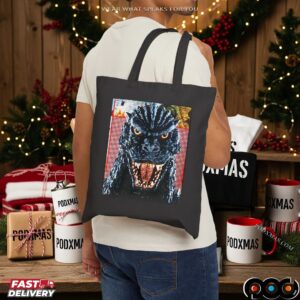 Retro Godzilla Face Kaiju Monster T Shirt
