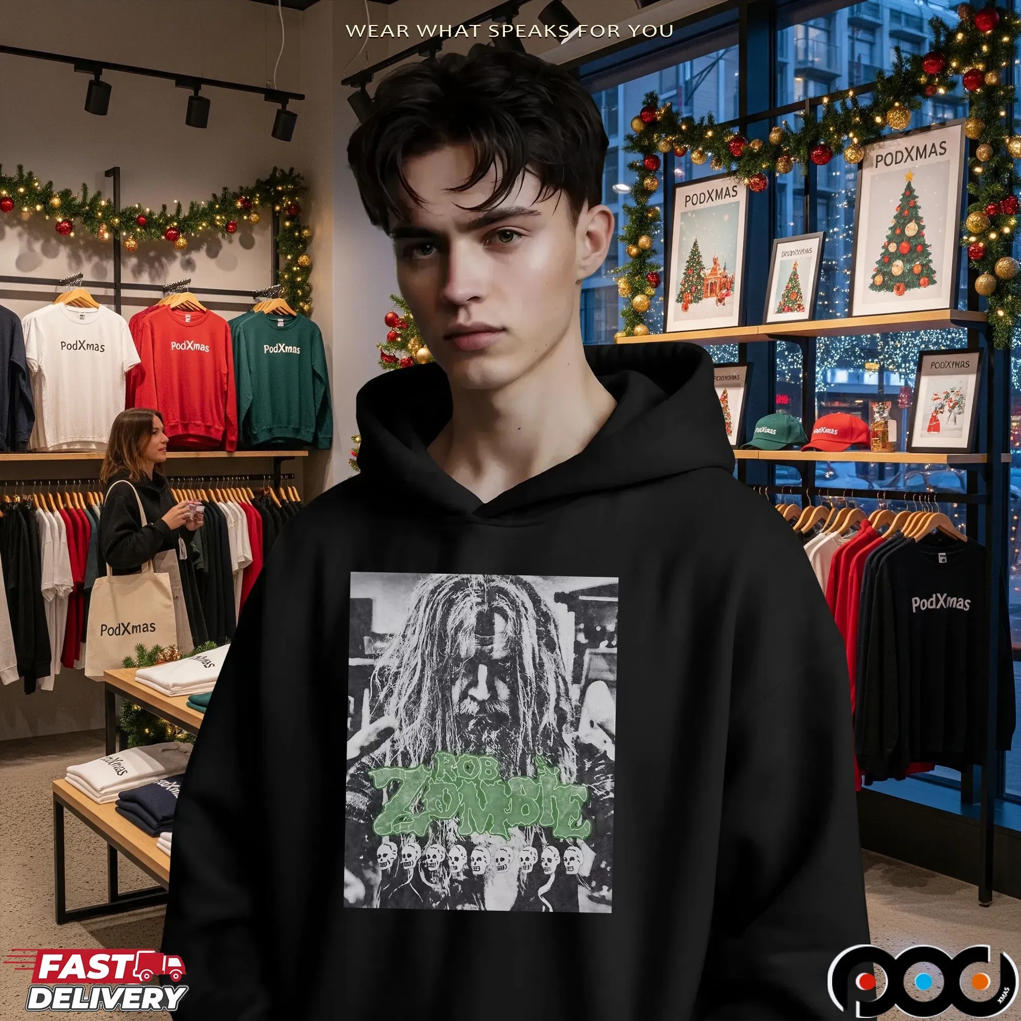 Rob Zombie Portrait T Shirt
