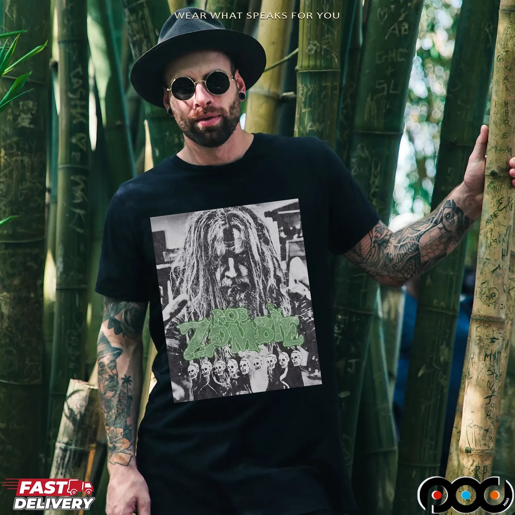 Rob Zombie Portrait T Shirt