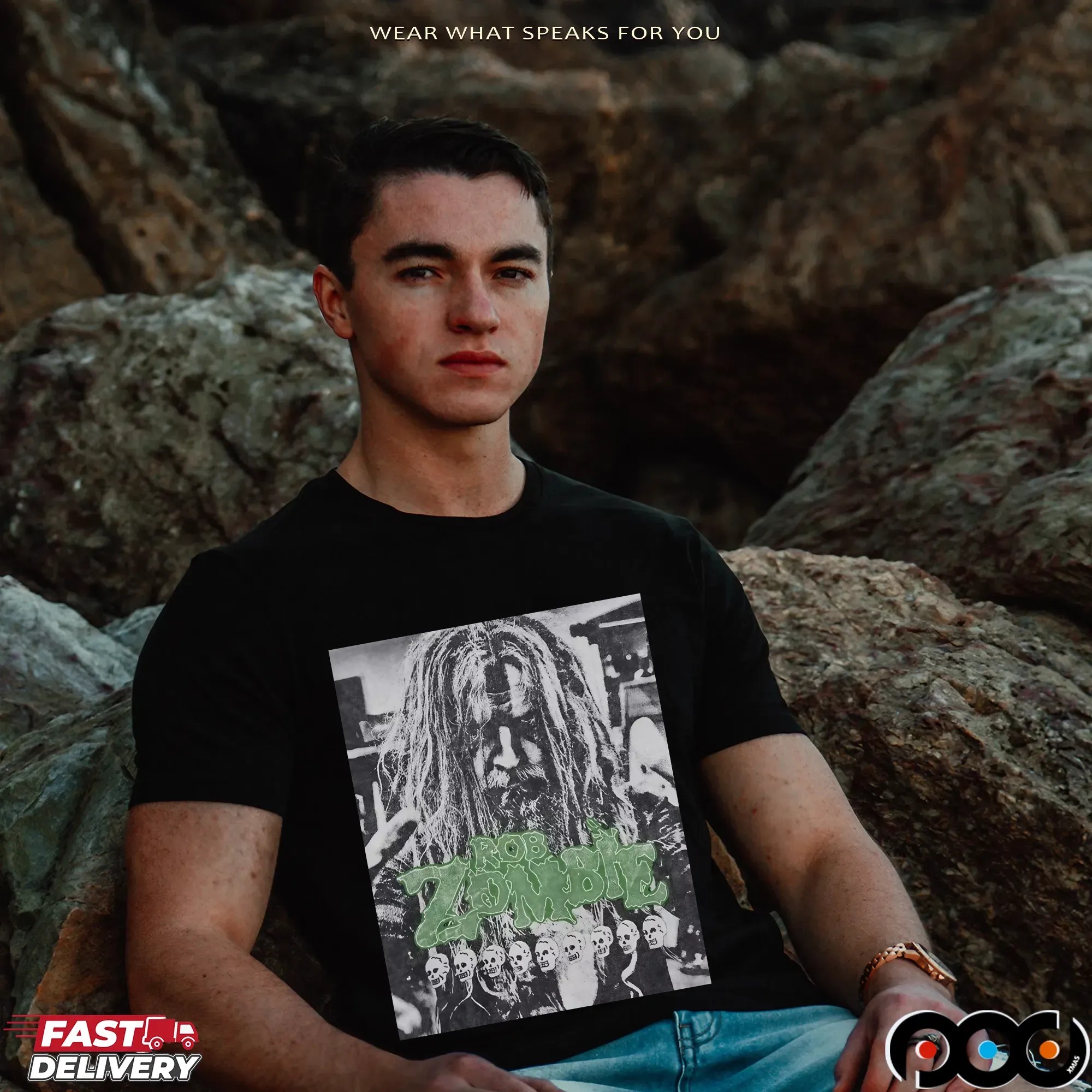 Rob Zombie Portrait T Shirt