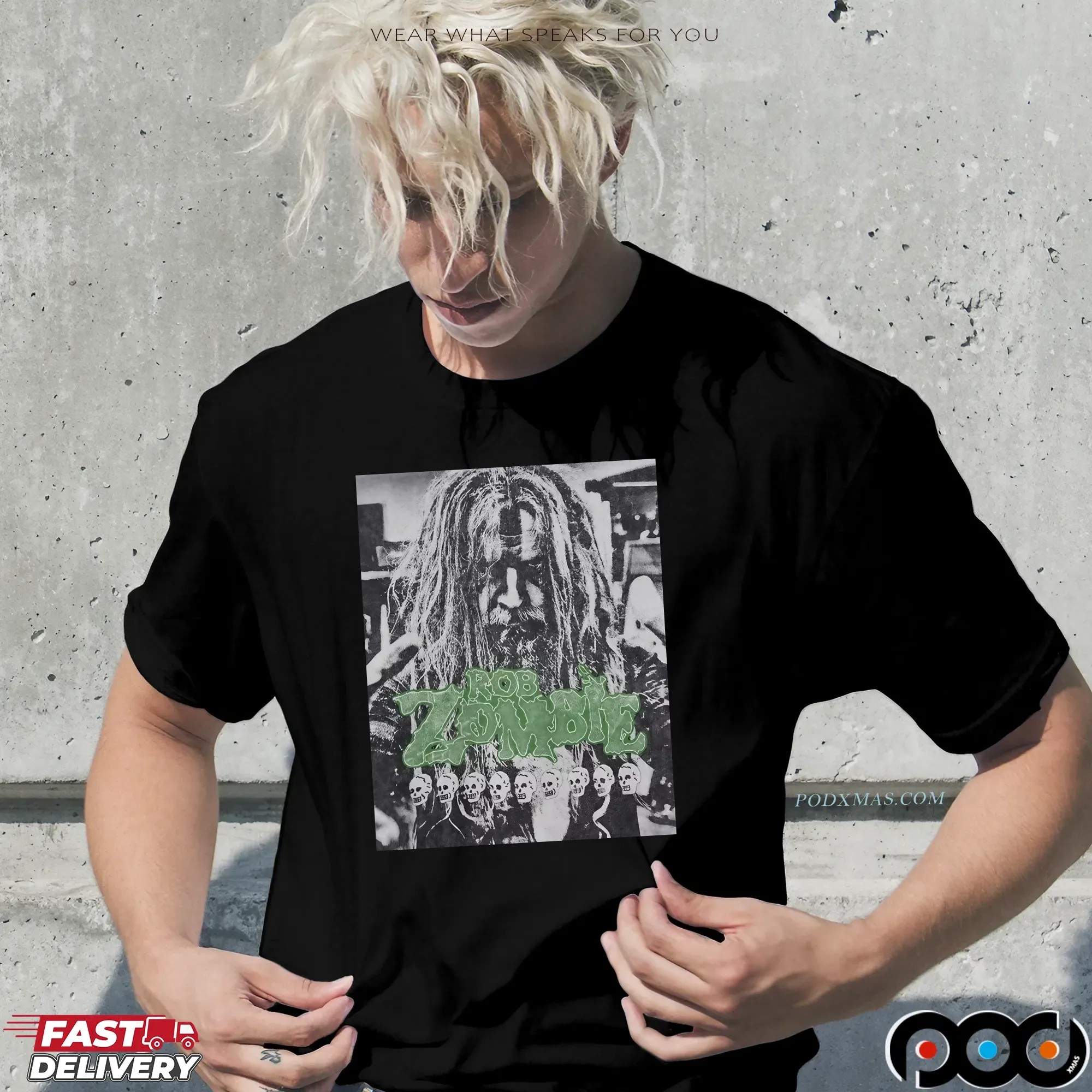 Rob Zombie Portrait T Shirt