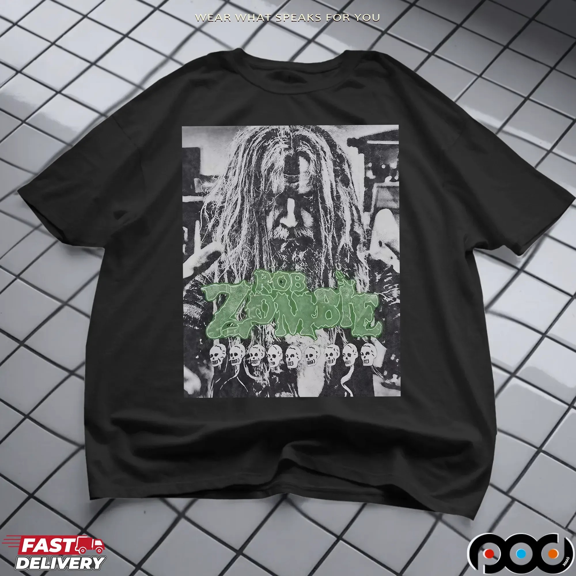 Rob Zombie Portrait T Shirt