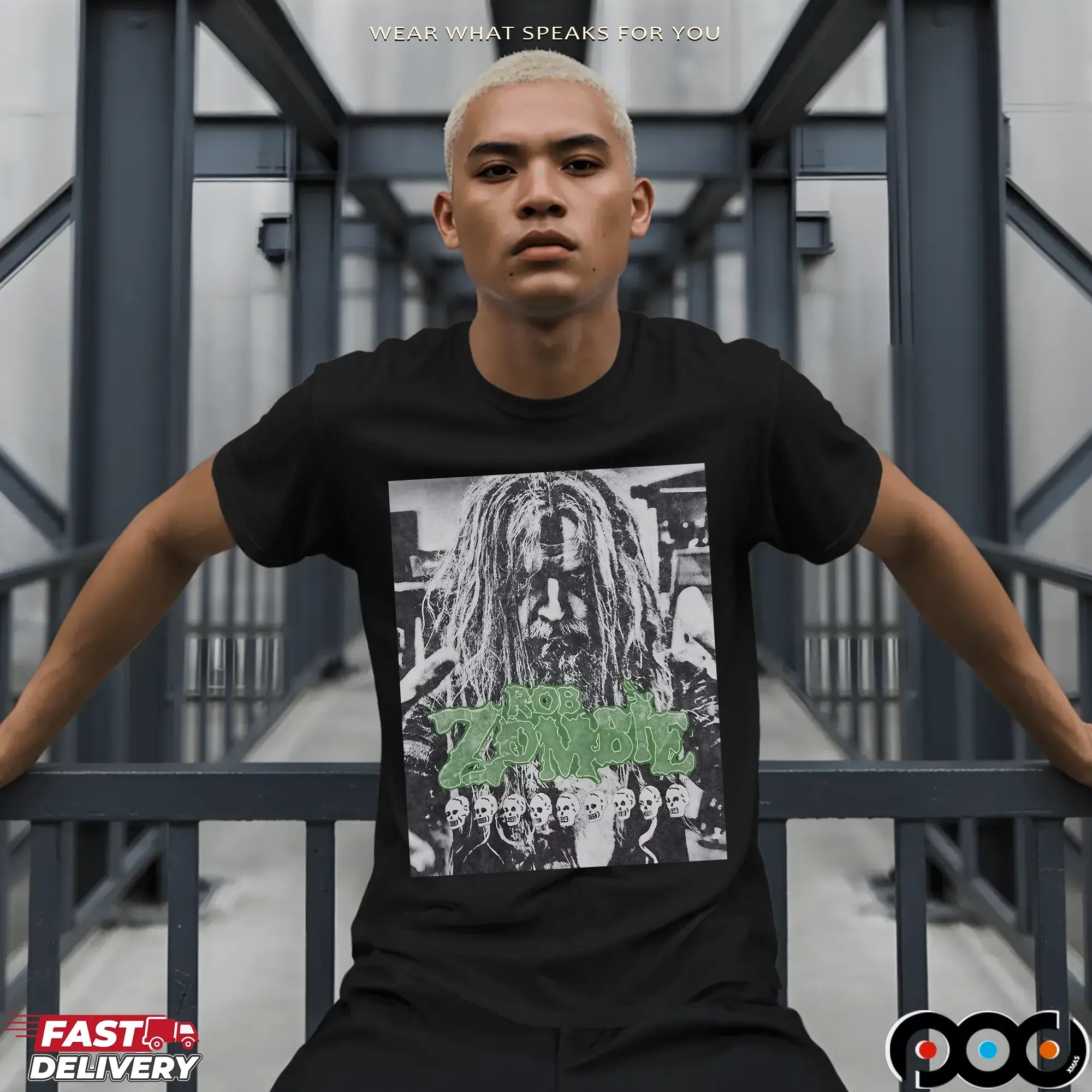 Rob Zombie Portrait T Shirt