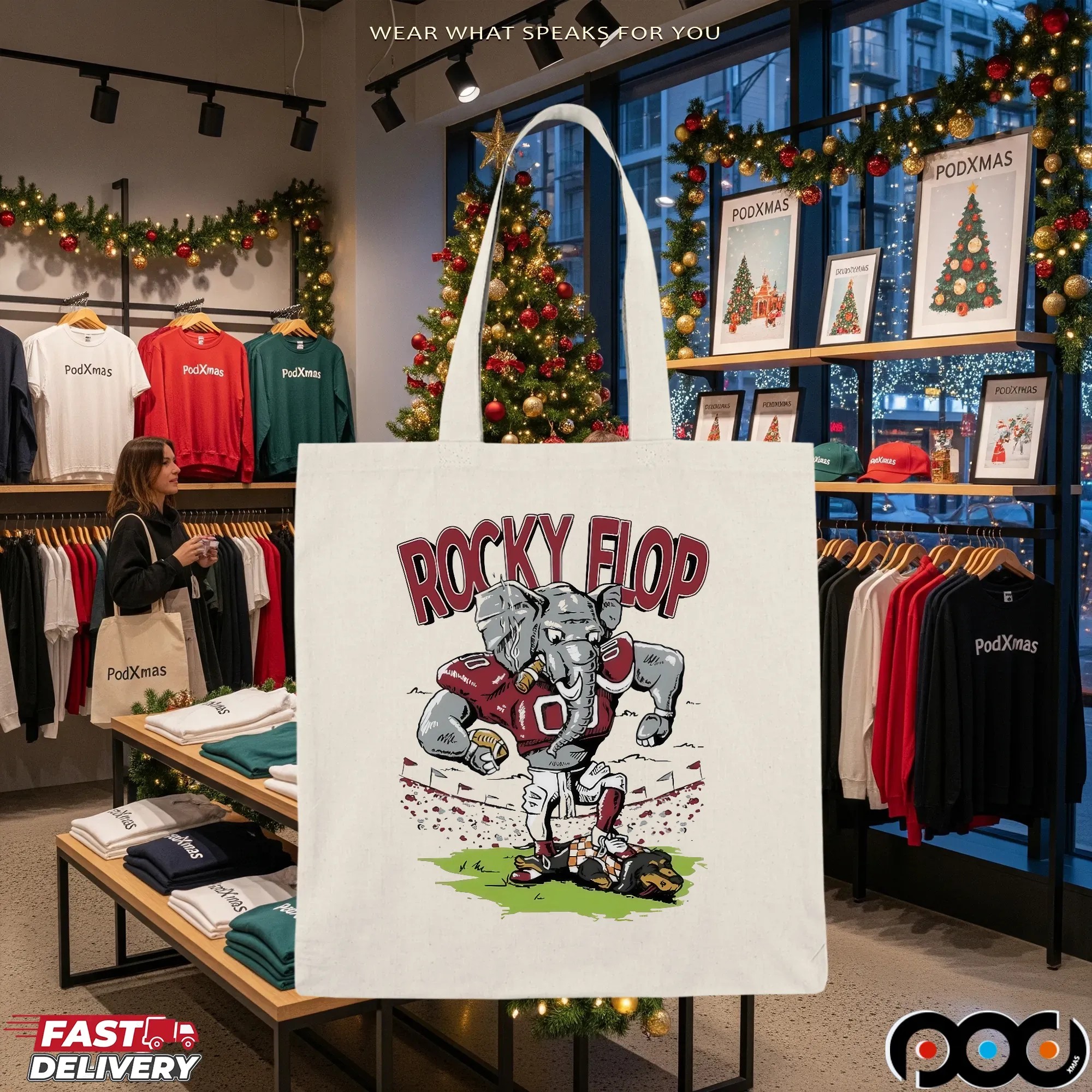 Rocky Flop Alabama Beat Tennessee Mascots T Shirt