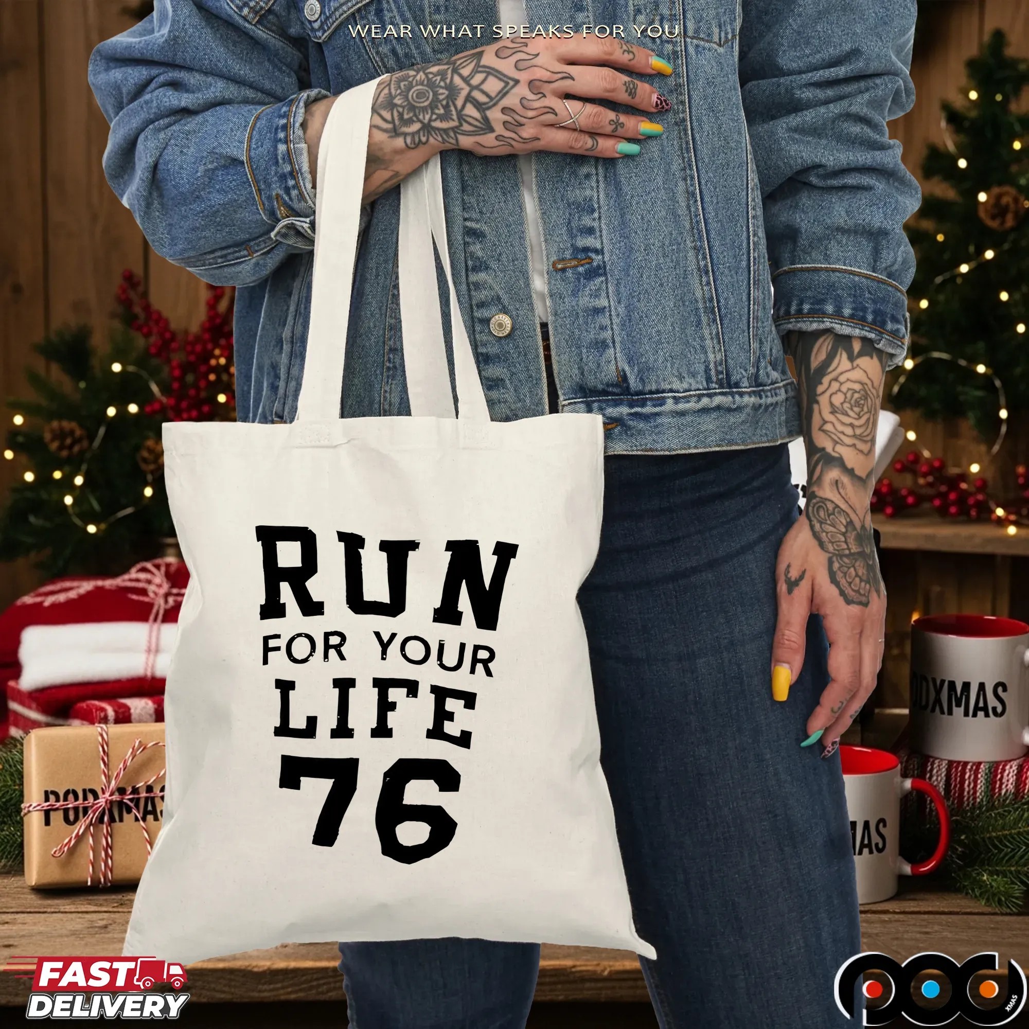 Run for your life 76 t shirt