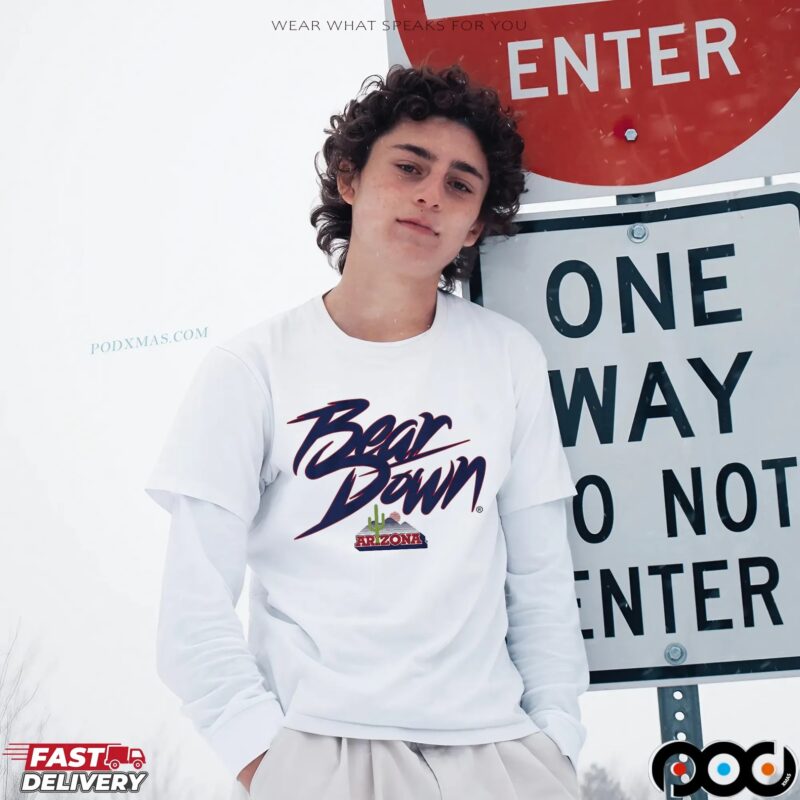 Arizona Wildcats Football Bear Down Cactus T Shirt Arizona Wildcats Football Bear Down Cactus T Shirt