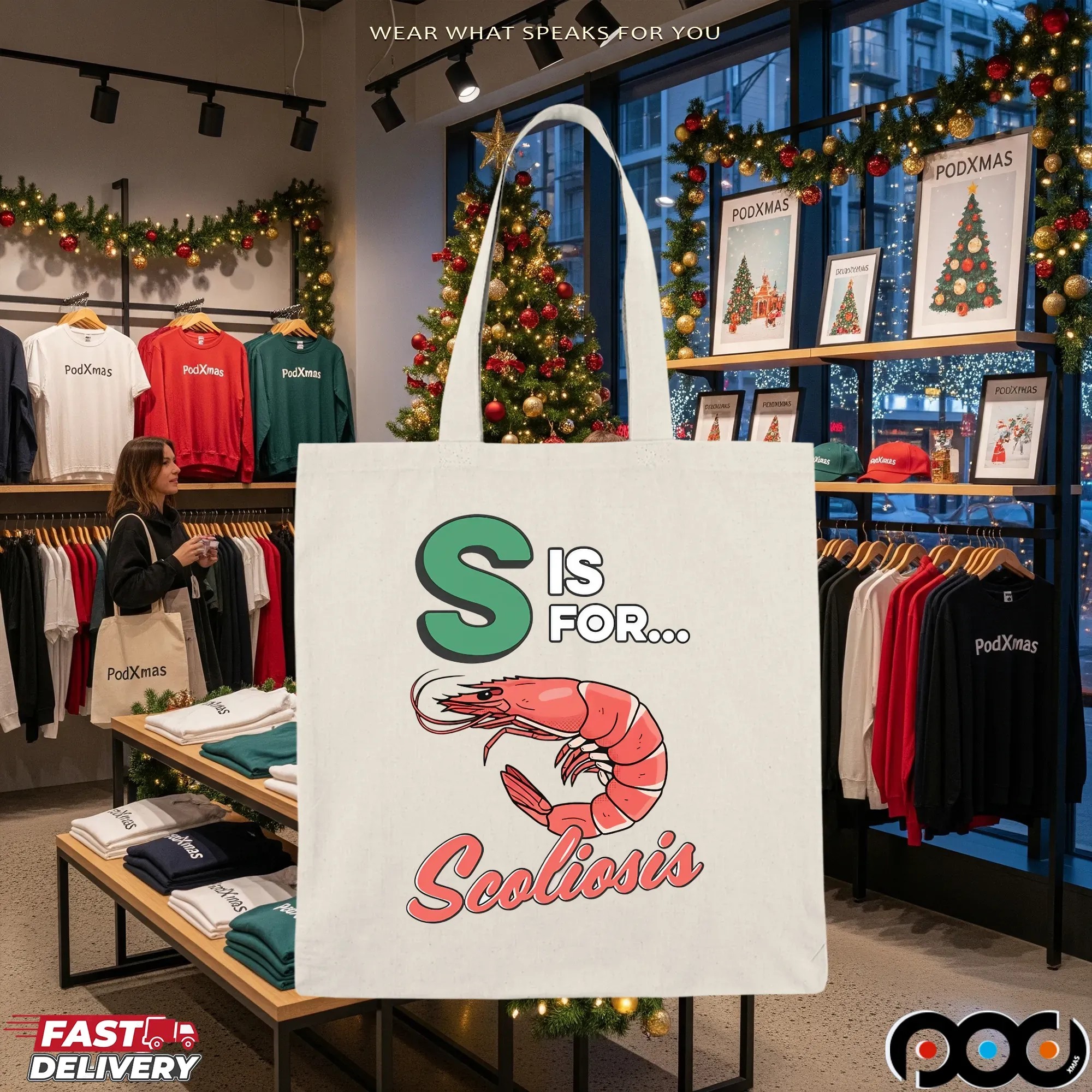 S Is For Scoliosis Shrimp Meme T Shirt