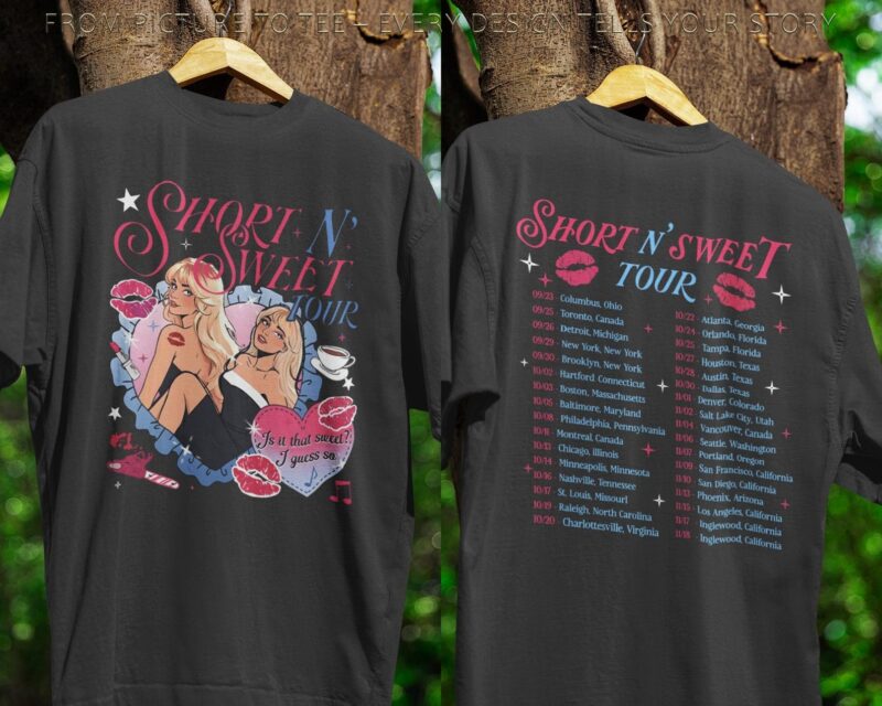 Sabrina Carpenter Short N' Sweet Tour Is It That Sweet T Shirt Sabrina Carpenter Short N' Sweet Tour Is It That Sweet T Shirt