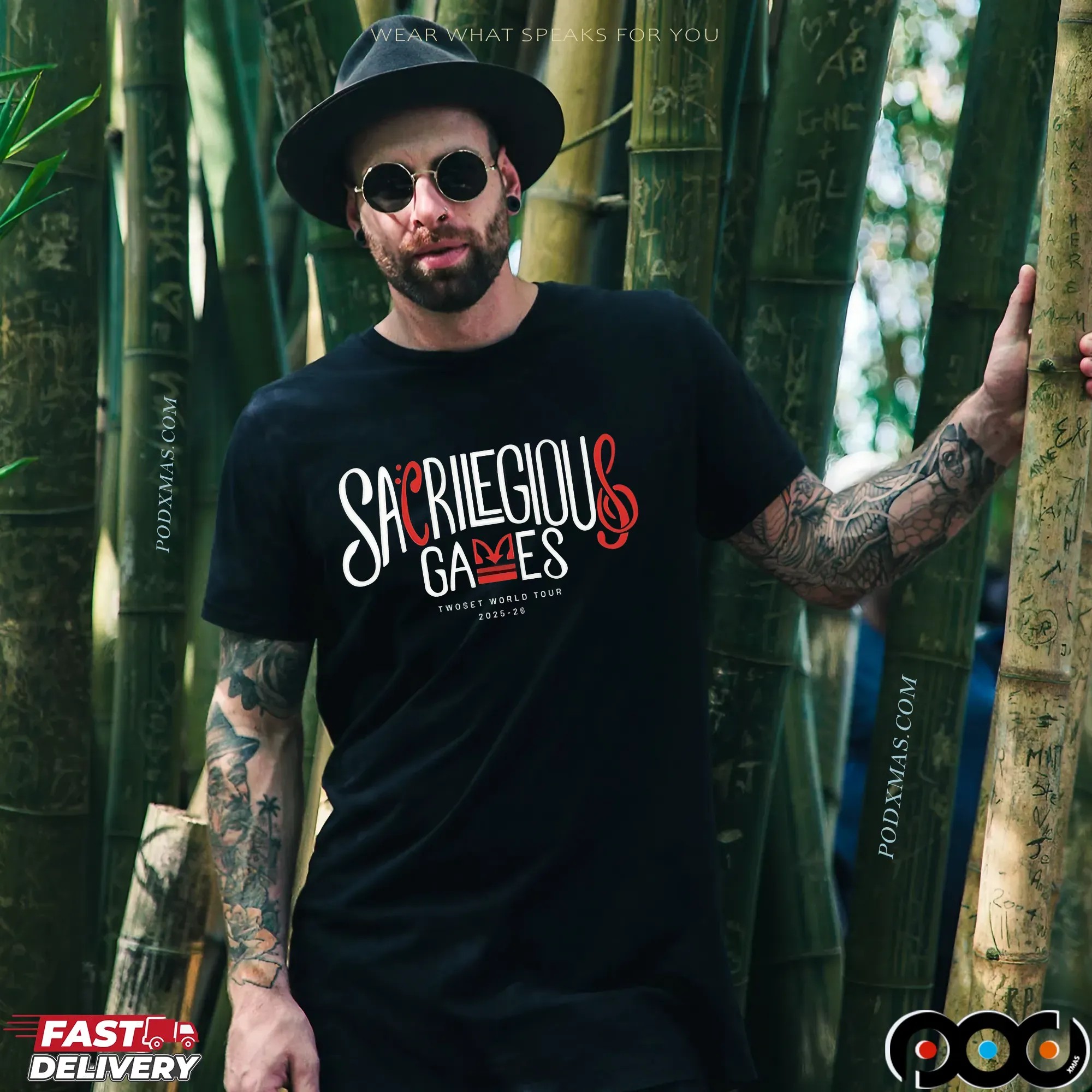 Sacrilegious Games Twoset World Tour 2025-26 T Shirt