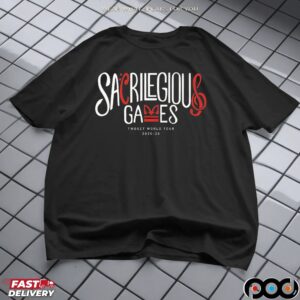 Sacrilegious Games Twoset World Tour 2025-26 T Shirt