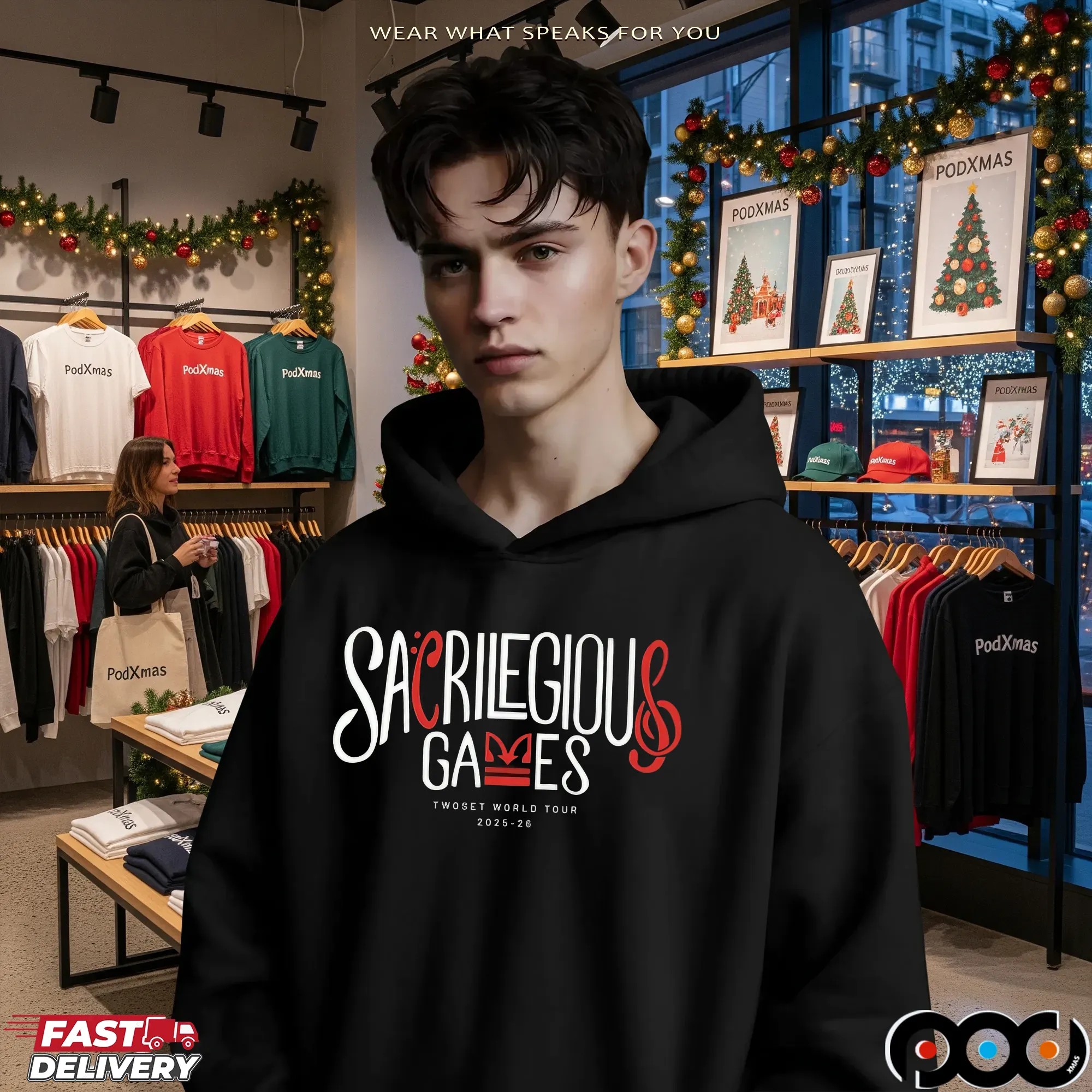 Sacrilegious Games Twoset World Tour 2025-26 T Shirt