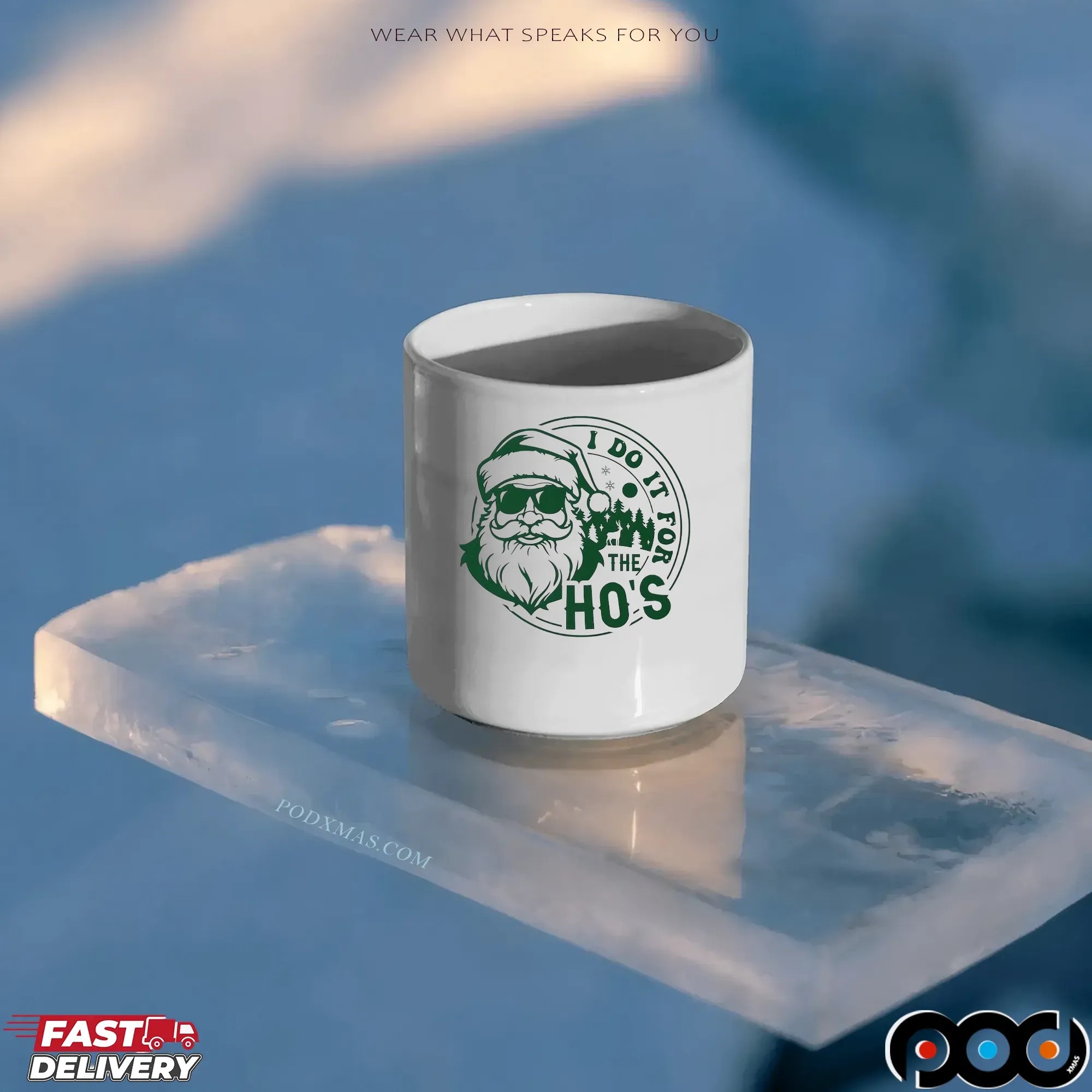 Santa Claus I Do It For The Ho's Christmas T Shirt