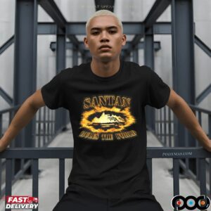 Santan Dave Alcatraz Corteiz Rules The World T Shirt