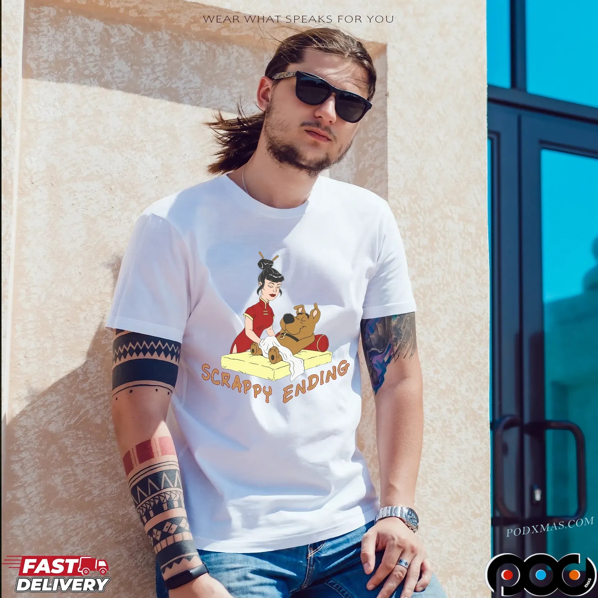 Scooby-Doo Scrappy Ending Massage Meme T Shirt