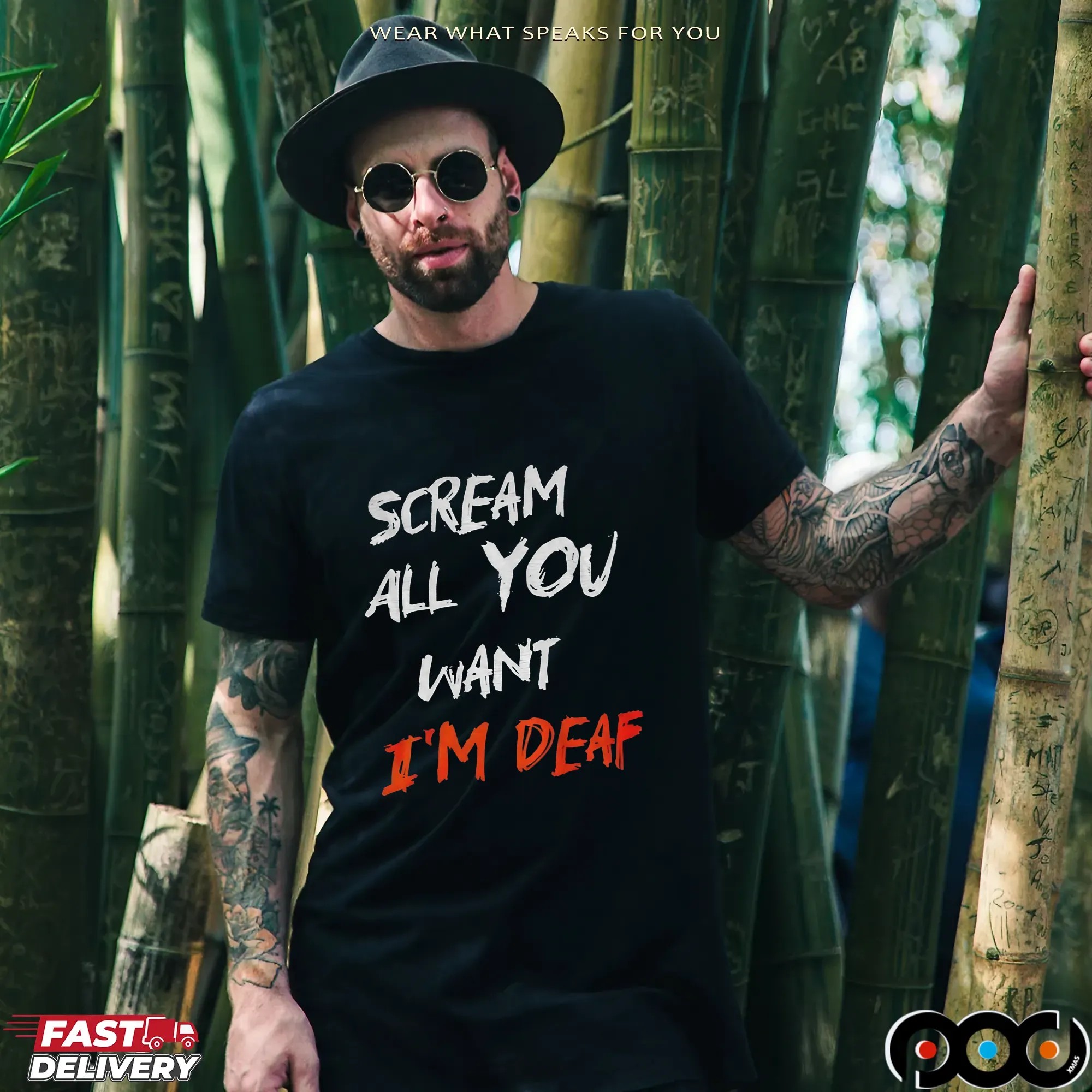 Scream all you want I’m deaf Halloween shirt
