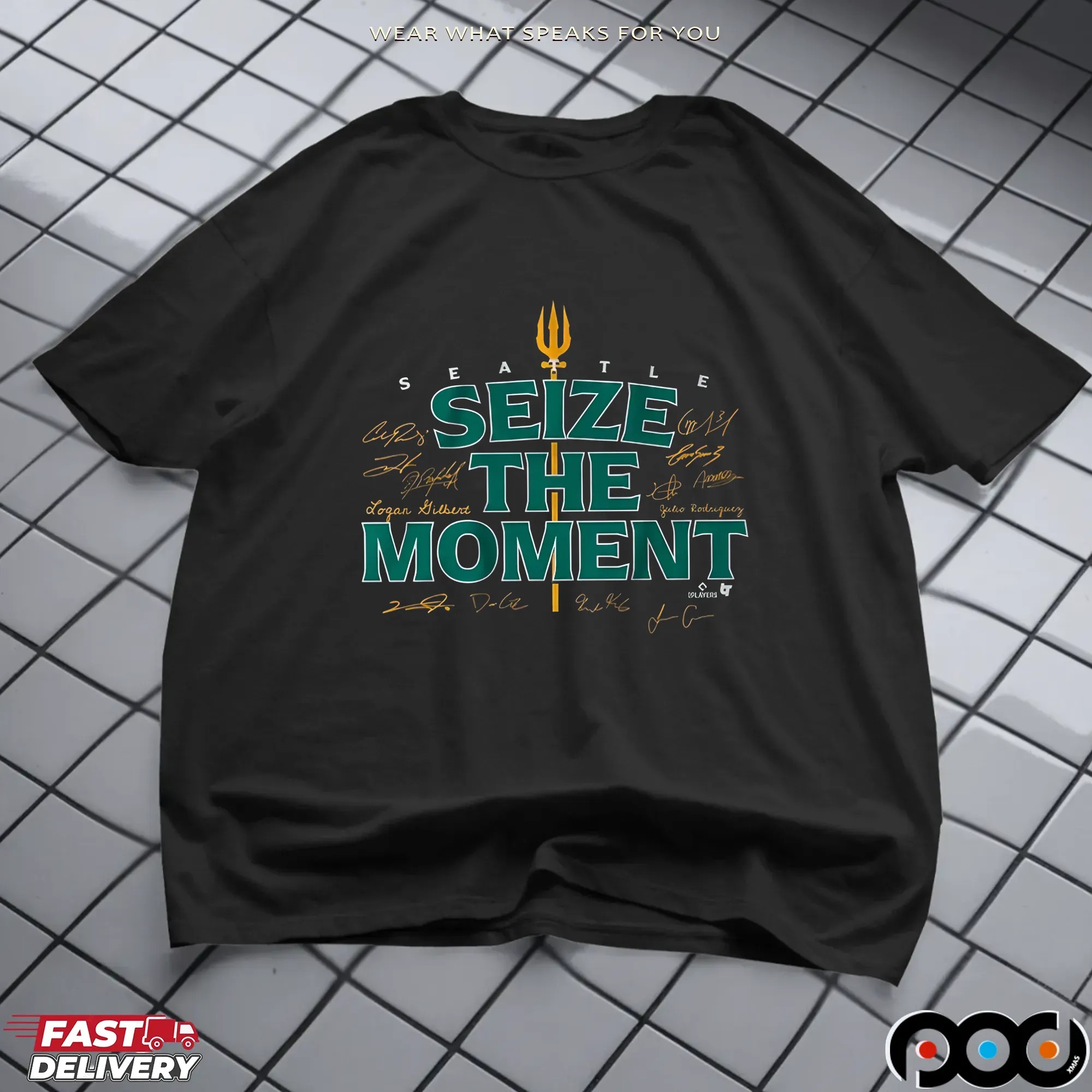 Seattle Baseball Seize The Moment aT Shirt