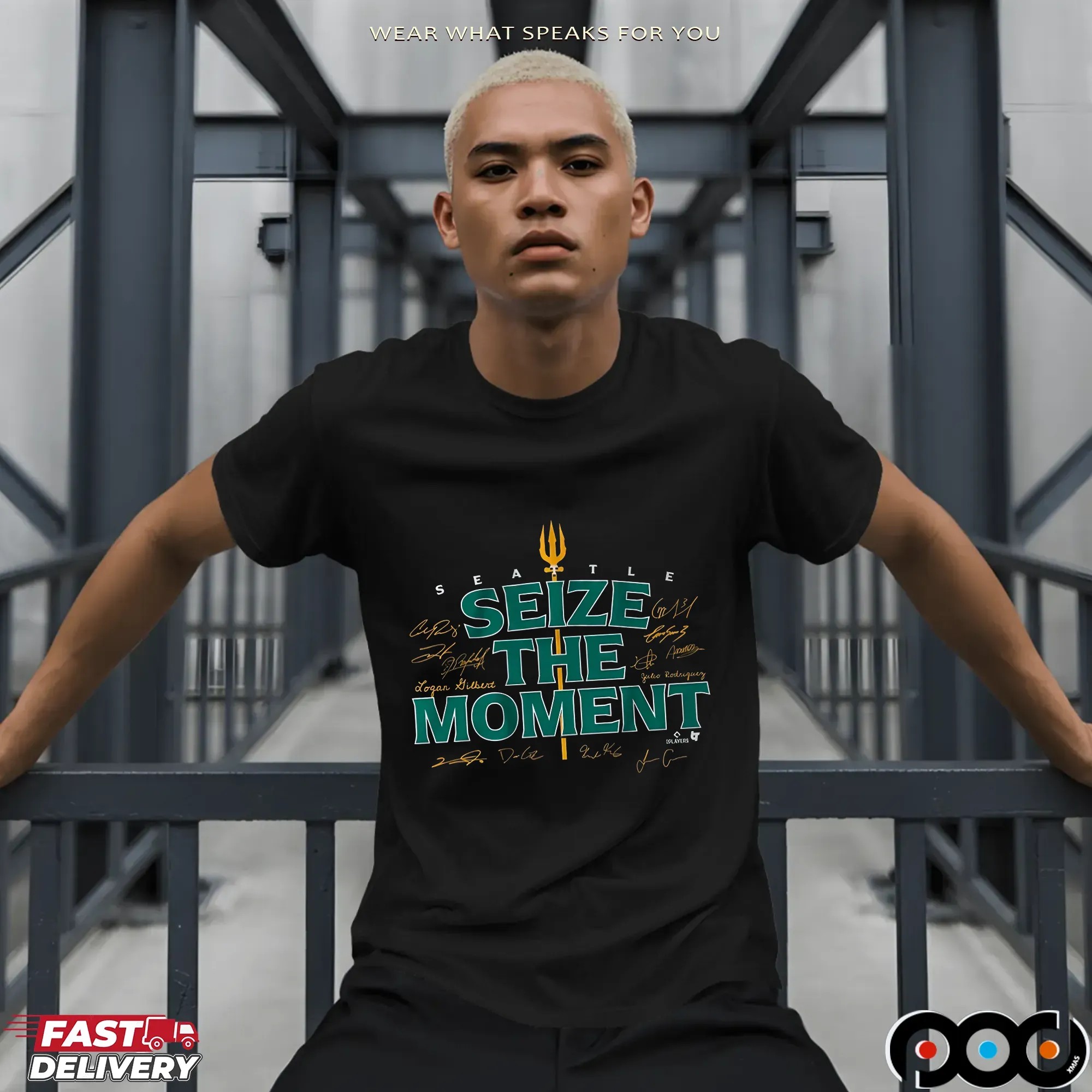 Seattle Baseball Seize The Moment aT Shirt