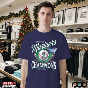 Seattle Mariners American League West Division Champions 2025 T Shirt
