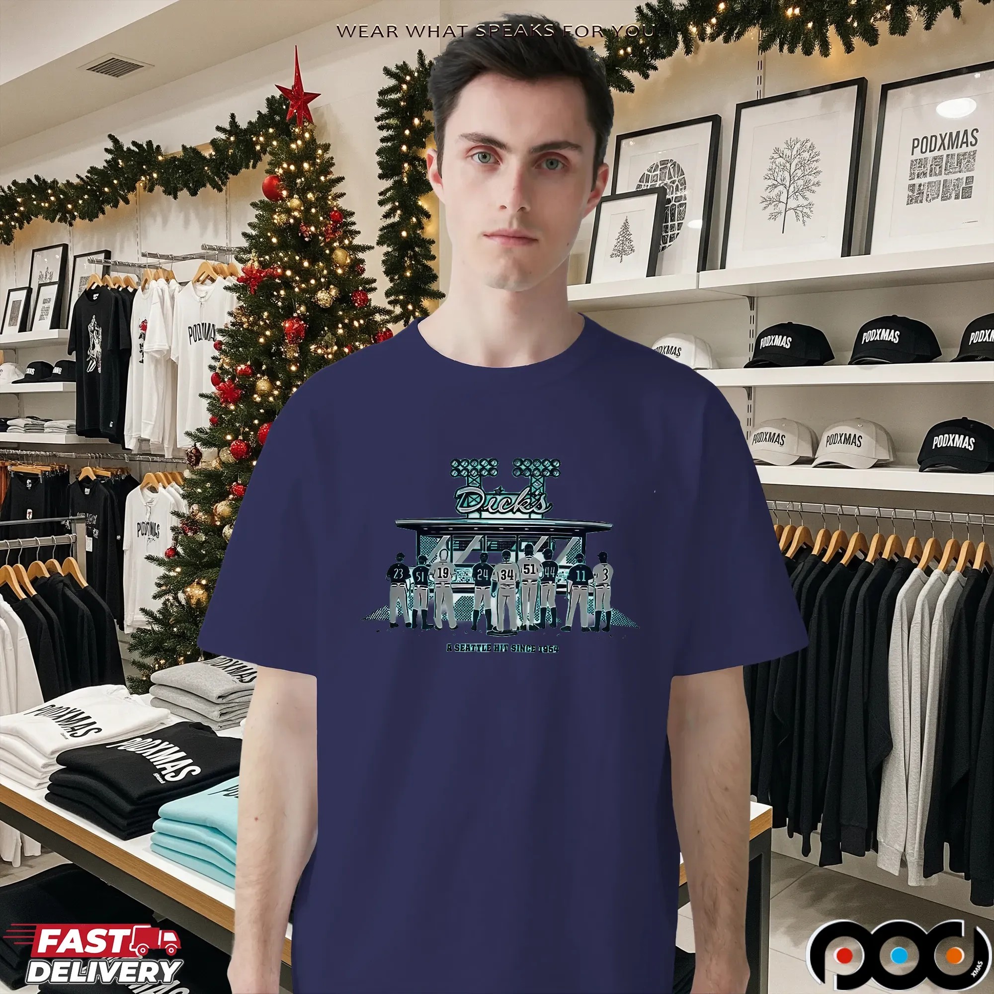 Seattle Mariners Dick Teal Legends A Seattle Hit Since 1954 T Shirt