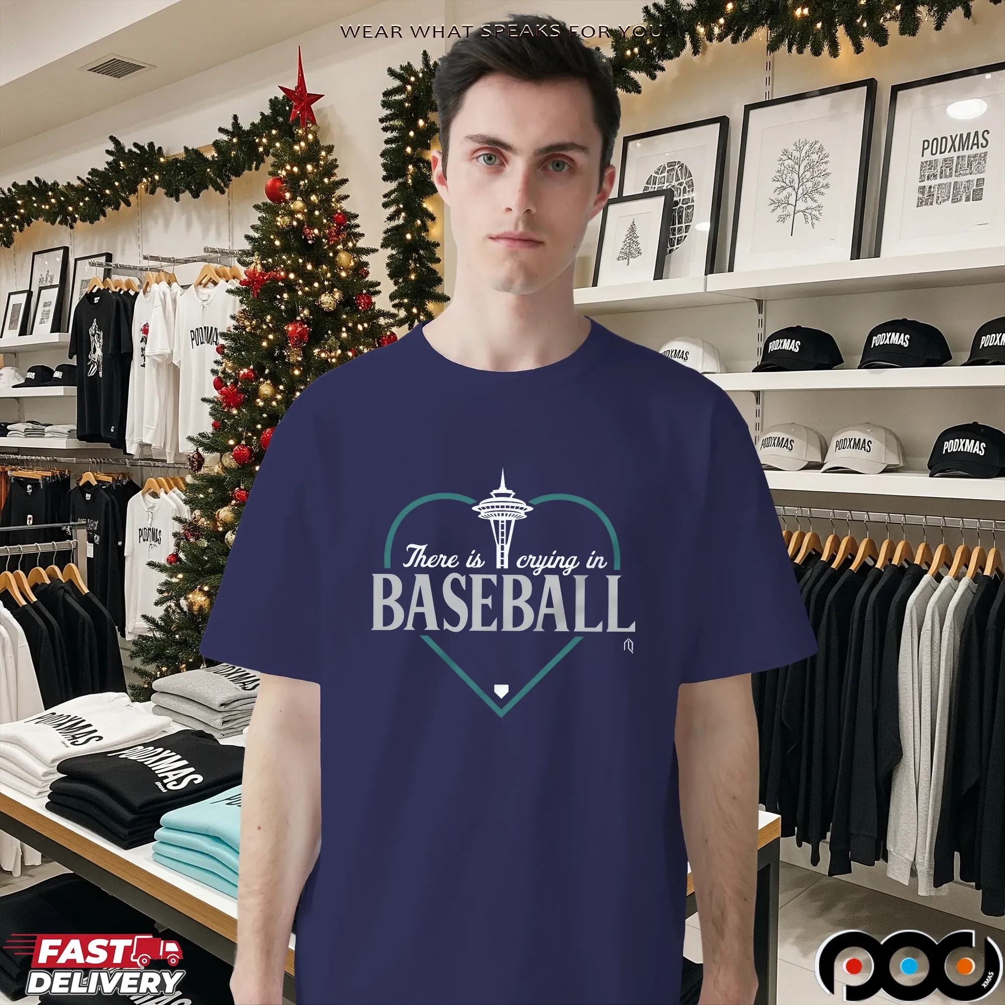 Seattle Mariners There Is Crying In Baseball Heart T Shirt