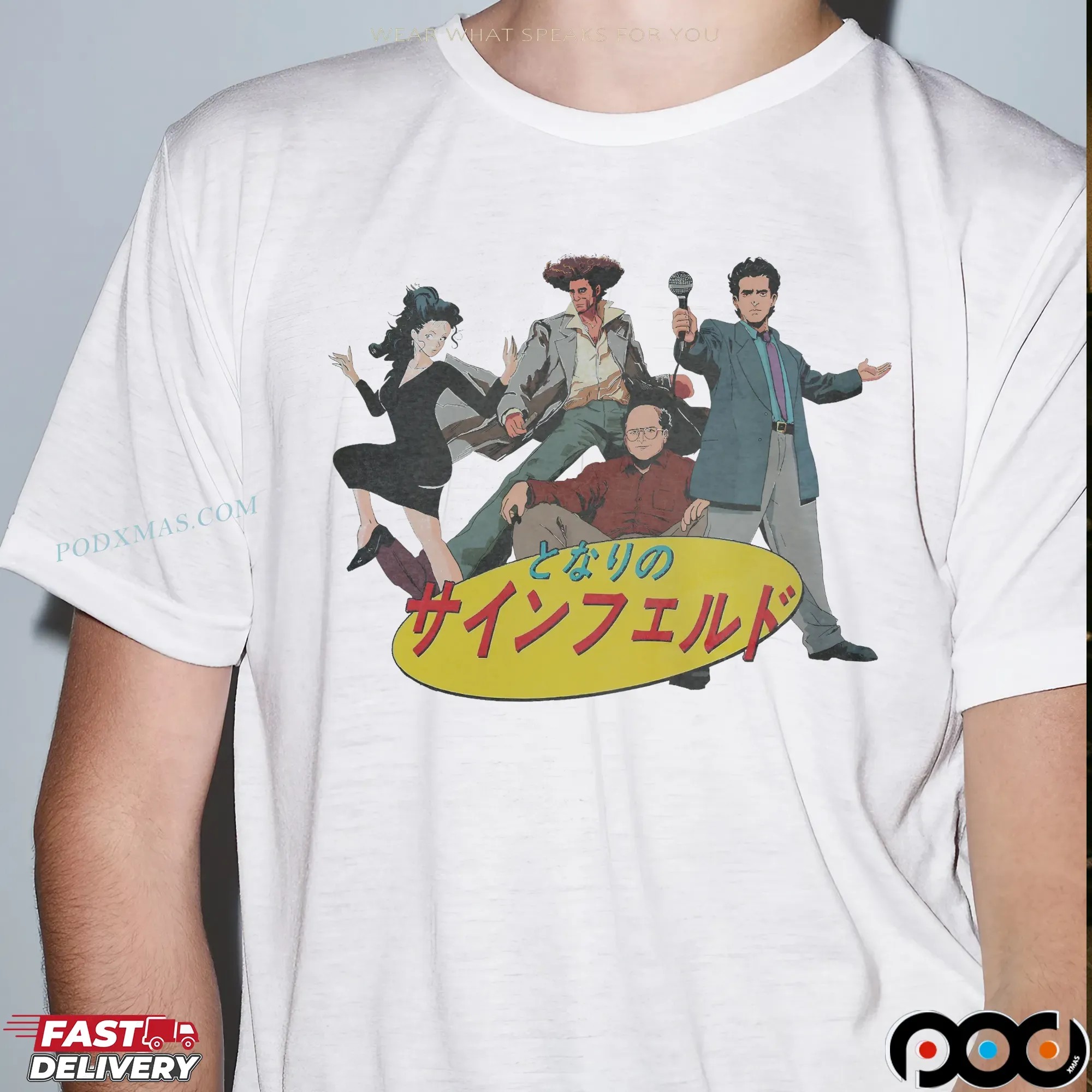 Seinfeld Anime Japanese T Shirt