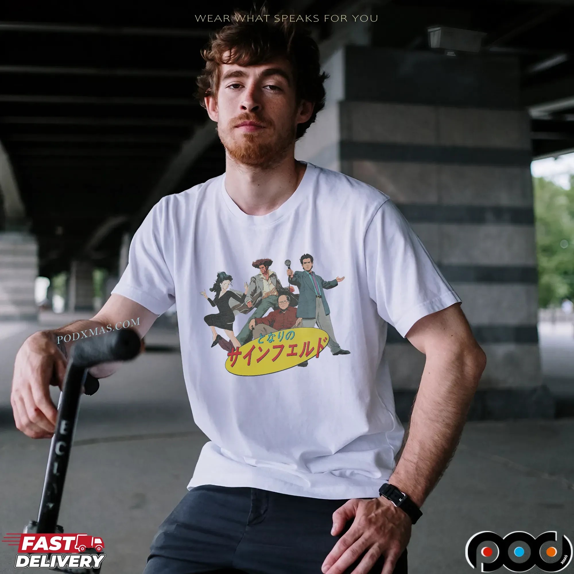 Seinfeld Anime Japanese T Shirt