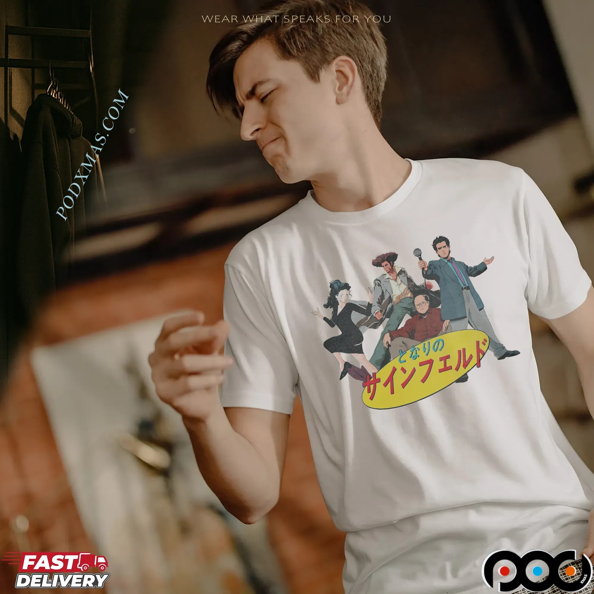 Seinfeld Anime Japanese T Shirt