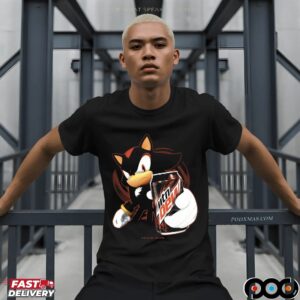Shadow The Hedgehog Mtn Dew Energy Its Dew Or Die Sonic Mashup T Shirt