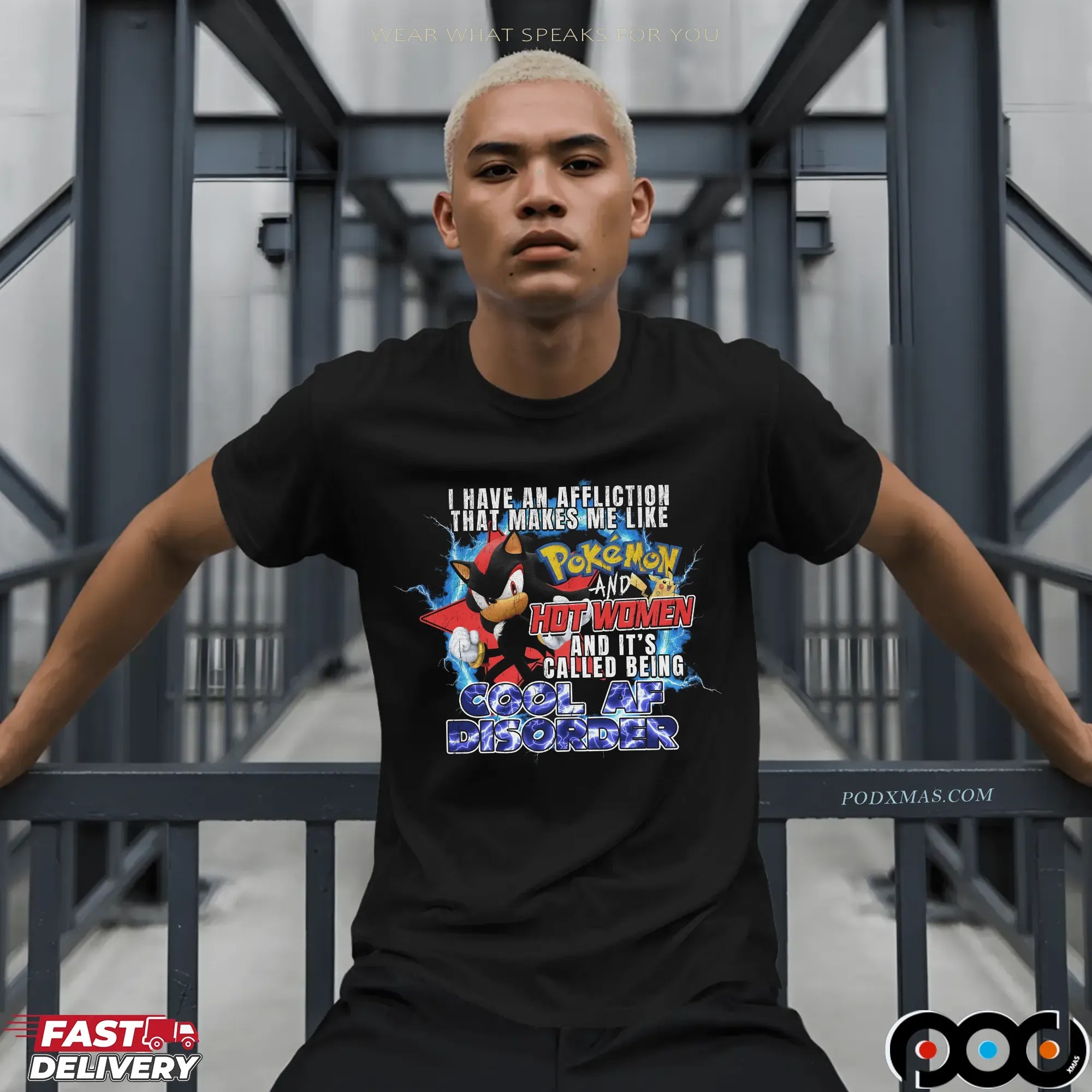Shadow The Hedgehog Pokemon And Hot Women And It's Called Being Cool Af Disorder Bootleg T Shirt