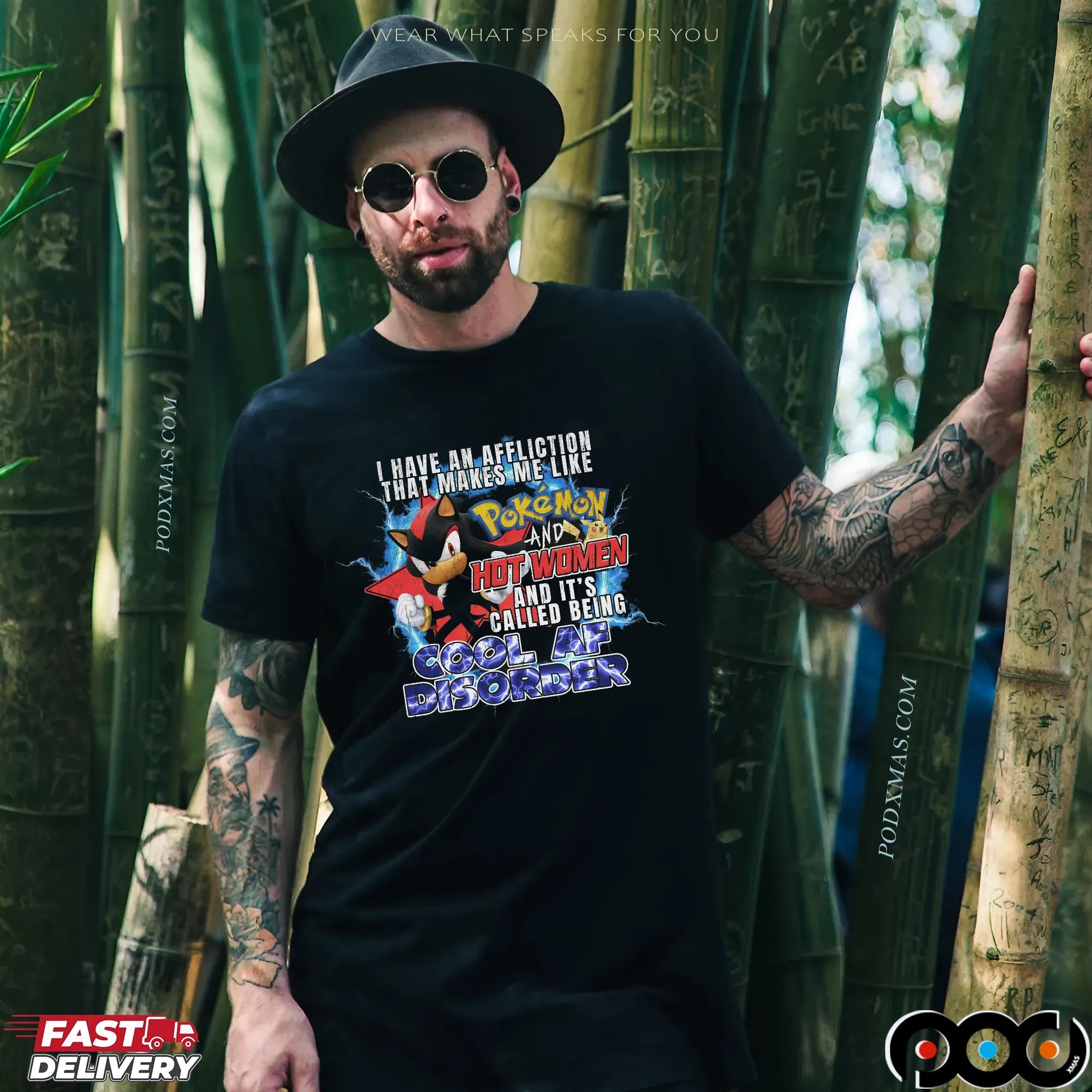 Shadow The Hedgehog Pokemon And Hot Women And It's Called Being Cool Af Disorder Bootleg T Shirt
