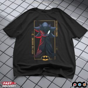 Shadow The Hedgehog and Batman From The Shadows Chaos Controller Mashup T Shirt