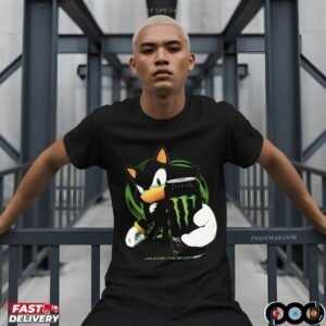 Shadow the Hedgehog x Monster Energy Unleash the Beast Parody T Shirt