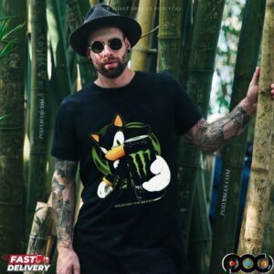 Shadow the Hedgehog x Monster Energy Unleash the Beast Parody T Shirt