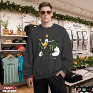 Shadow the Hedgehog x Monster Energy Unleash the Beast Parody T Shirt