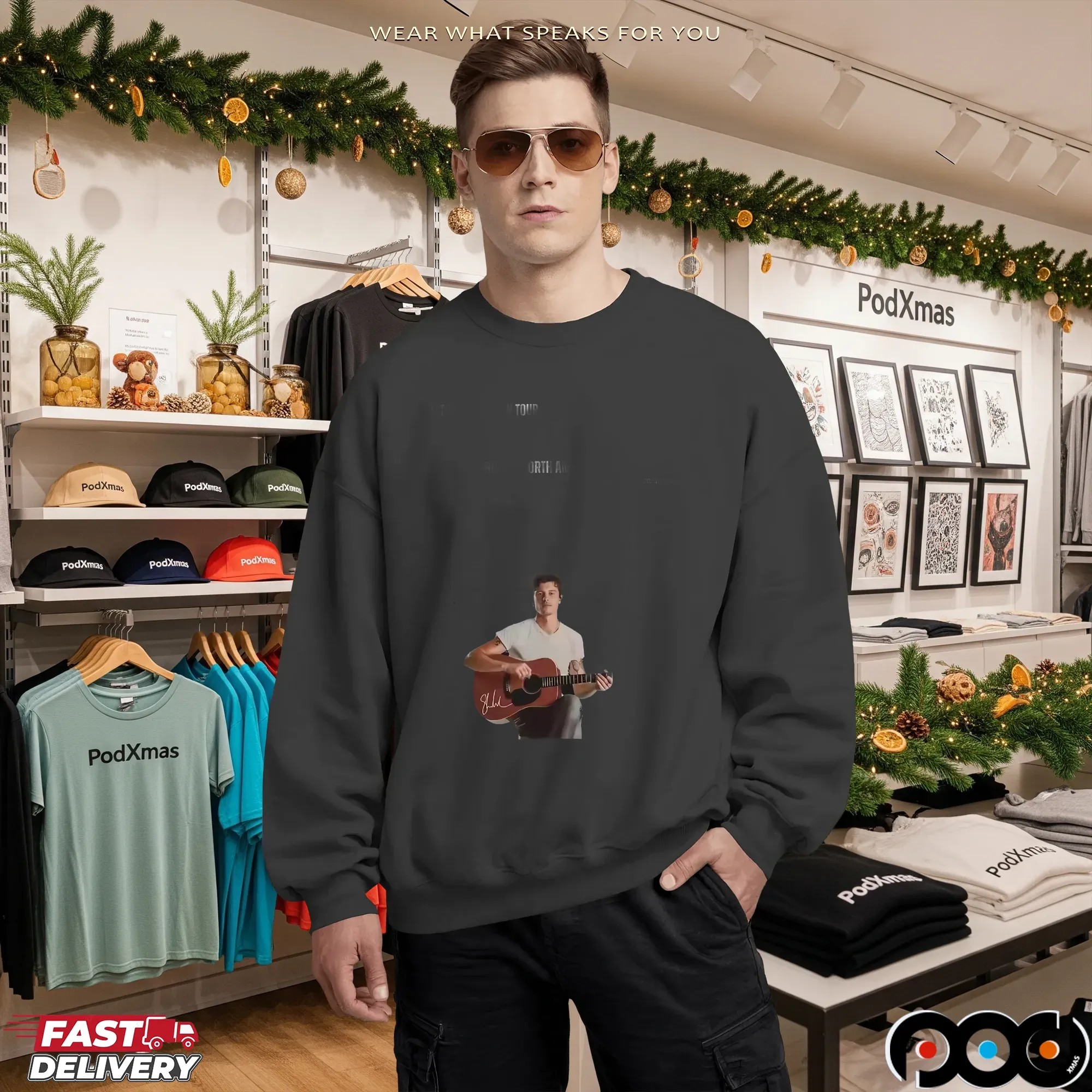 Shawn Mendes On the Road Again Tour 2025 T Shirt_2