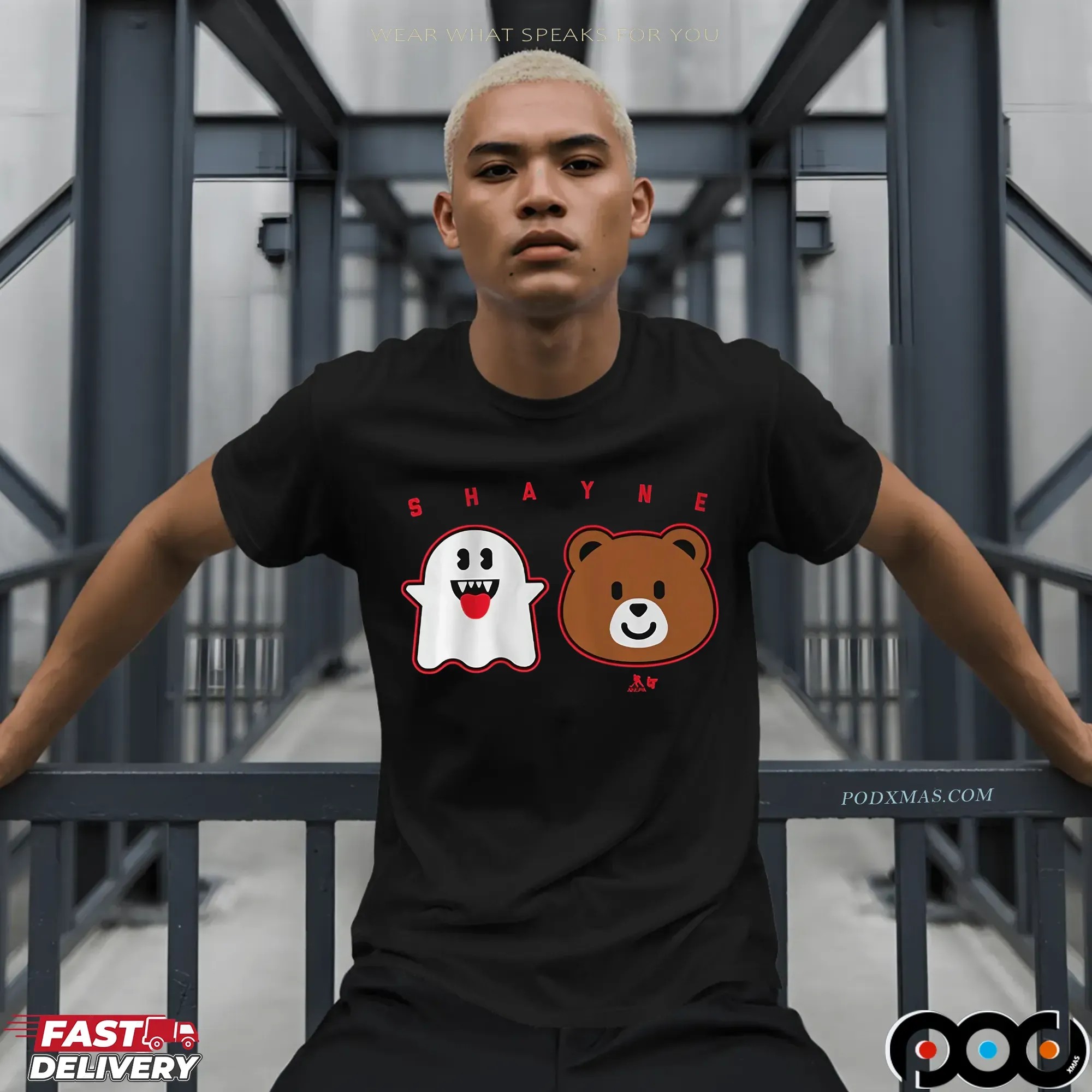 Shayne Gostisbehere Ghost Bear Carolina Hurricanes Hockey Halloween Spooky Season T Shirt