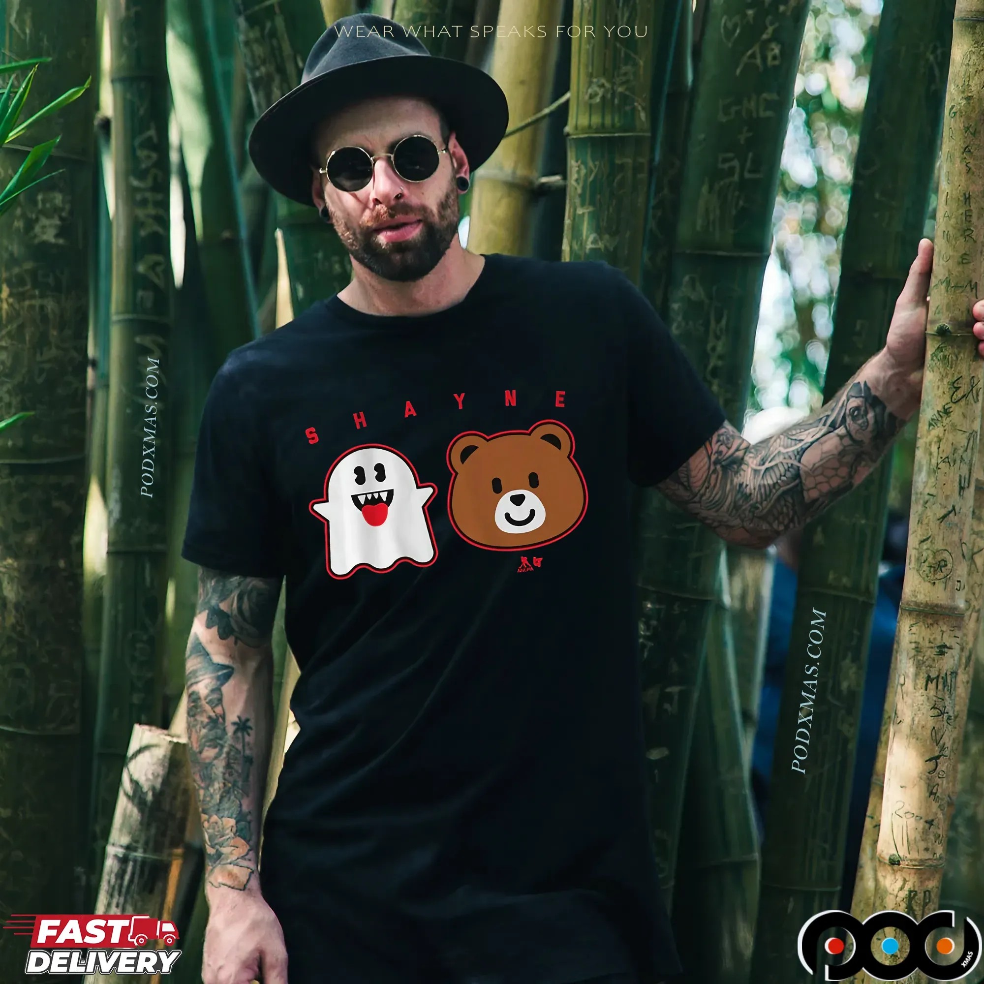 Shayne Gostisbehere Ghost Bear Carolina Hurricanes Hockey Halloween Spooky Season T Shirt