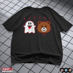 Shayne Gostisbehere Ghost Bear Carolina Hurricanes Hockey Halloween Spooky Season T Shirt