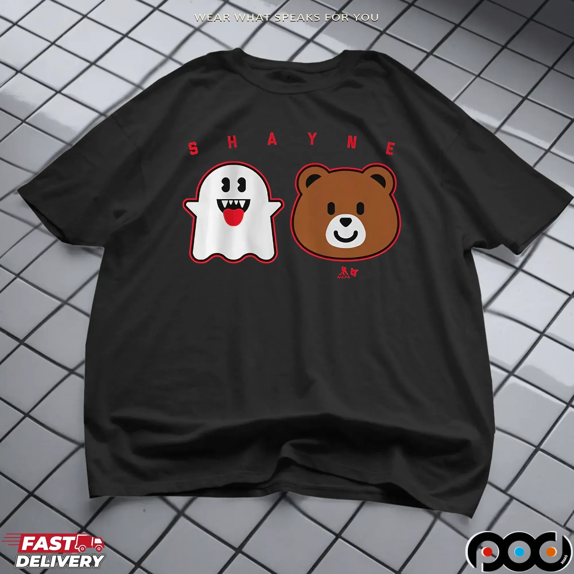 Shayne Gostisbehere Ghost Bear Carolina Hurricanes Hockey Halloween Spooky Season T Shirt