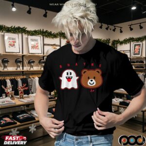 Shayne Gostisbehere Ghost Bear Carolina Hurricanes Hockey Halloween Spooky Season T Shirt