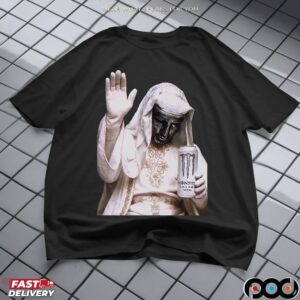 Silver Mask King Baldwin IV Leper King White Monster Energy Meme T Shirt