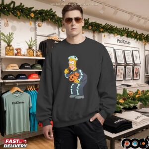 Simpsons Homer Candy Feast Treehouse of Horror Halloween Spooky Meme T Shirt