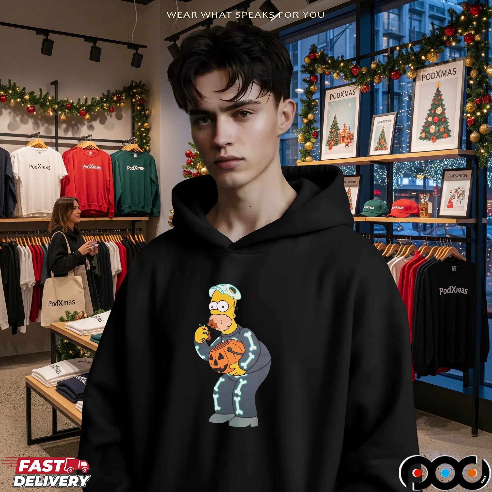 Simpsons Homer Candy Feast Treehouse of Horror Halloween Spooky Meme T Shirt