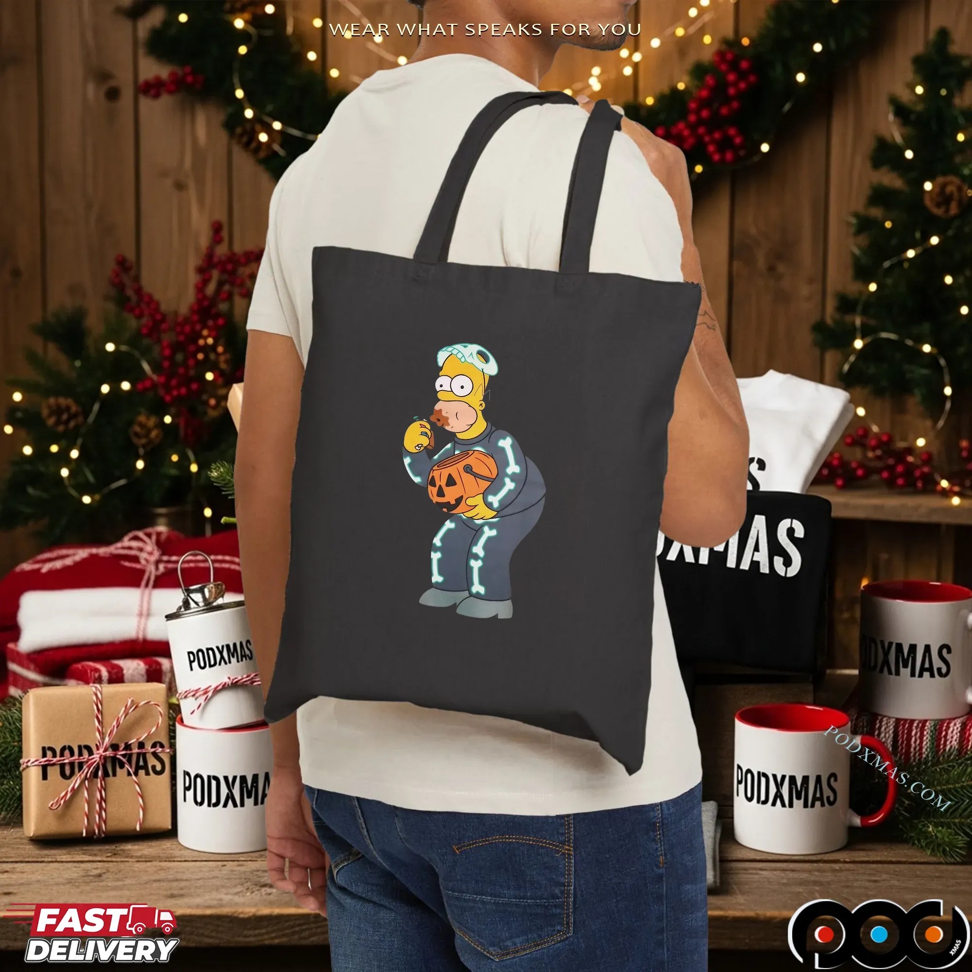 Simpsons Homer Candy Feast Treehouse of Horror Halloween Spooky Meme T Shirt