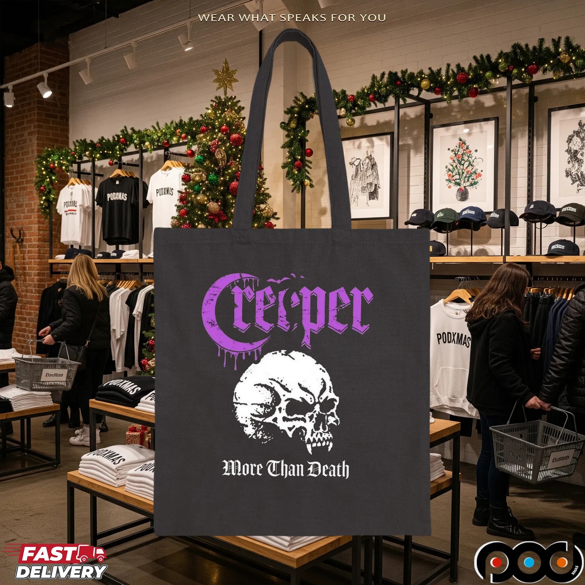 Skull Creeper More Than Death T Shirt