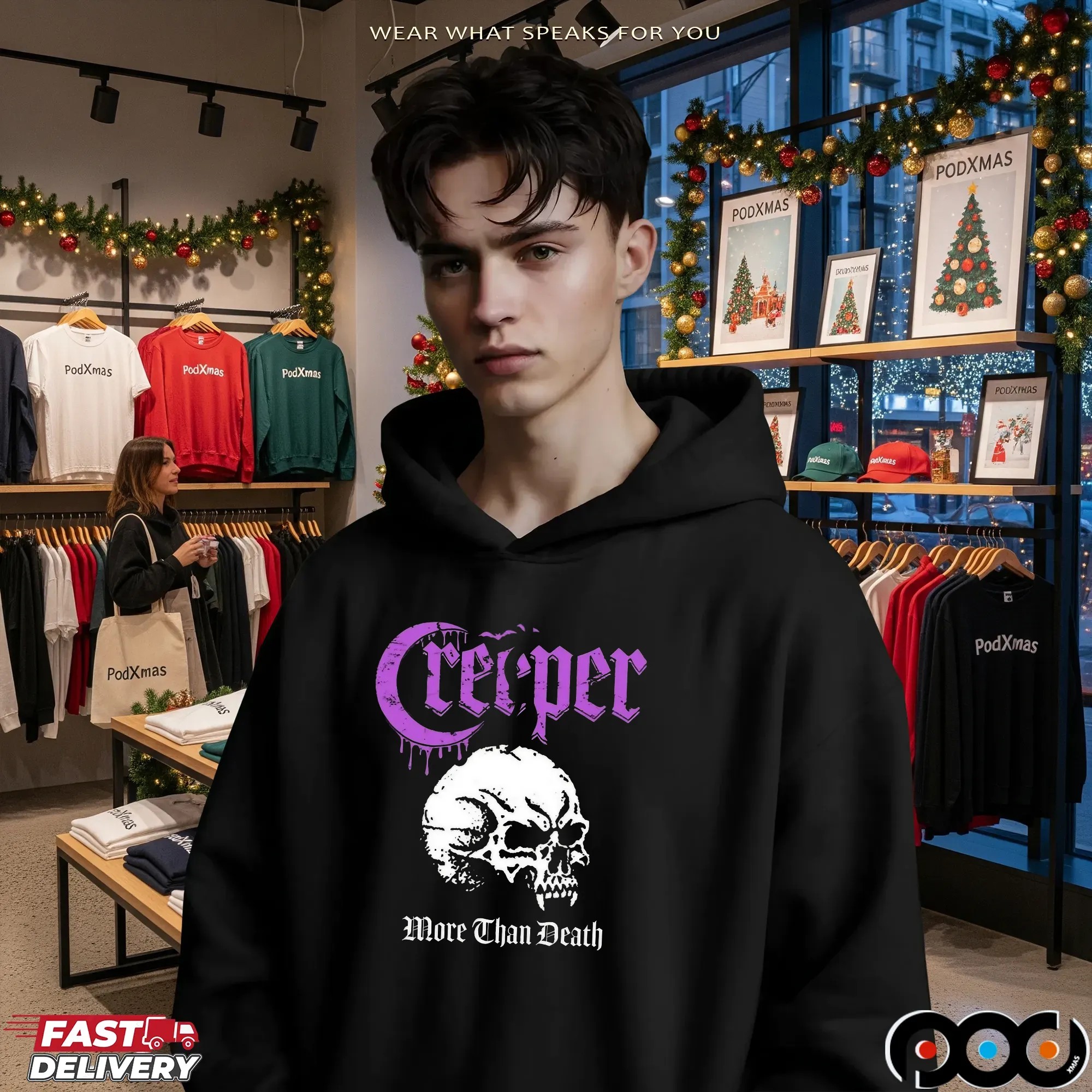 Skull Creeper More Than Death T Shirt