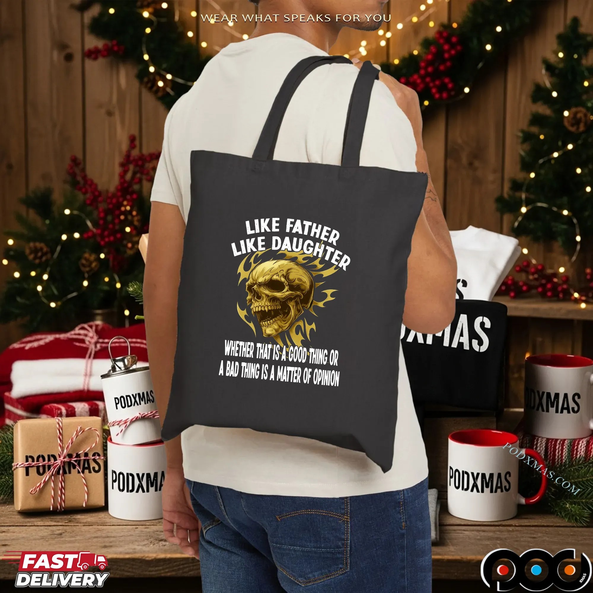 Skull Like Father Like Daughter Whether That Is A Good Thing Or A Bad Thing Is A Matter Of Opinion T Shirt