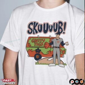 Skuuuub Tarik Skubal Detroit Tigers Gritty Tigs T Shirt