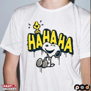 Snoopy And Woodstock Hahaha Meme T Shirt