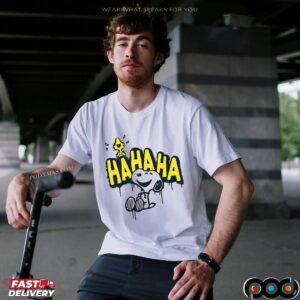Snoopy And Woodstock Hahaha Meme T Shirt